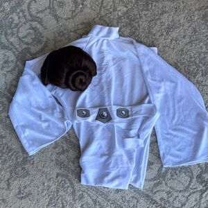 Princess Leia with wig women’s medium (8/10)